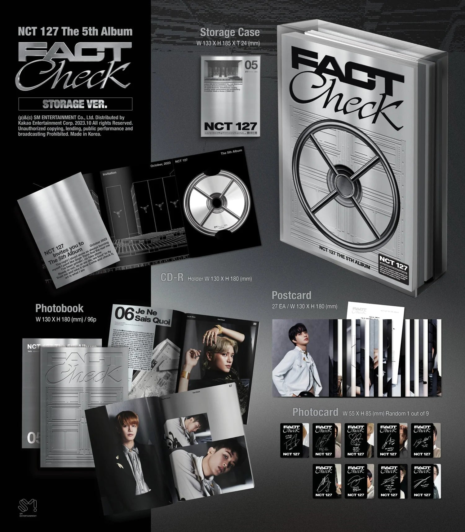 NCT 127 5th Full Album Fact Check (Storage Version) – album ( / / ) | HobiEgo
