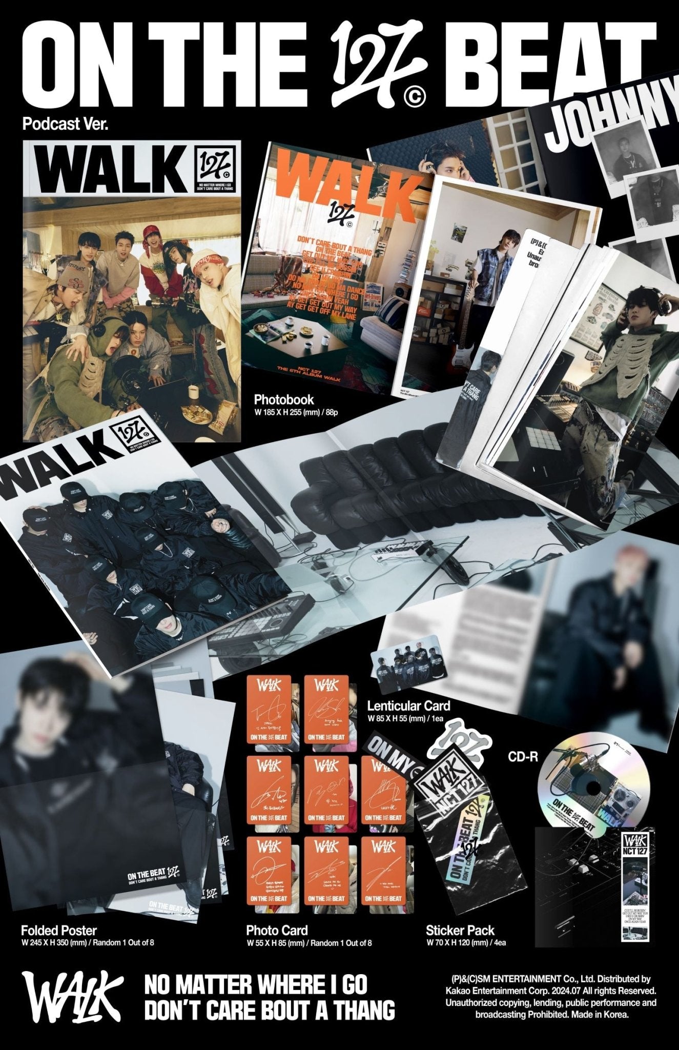 NCT 127 6th Album WALK (Podcast Version) – album ( / / ) | HobiEgo