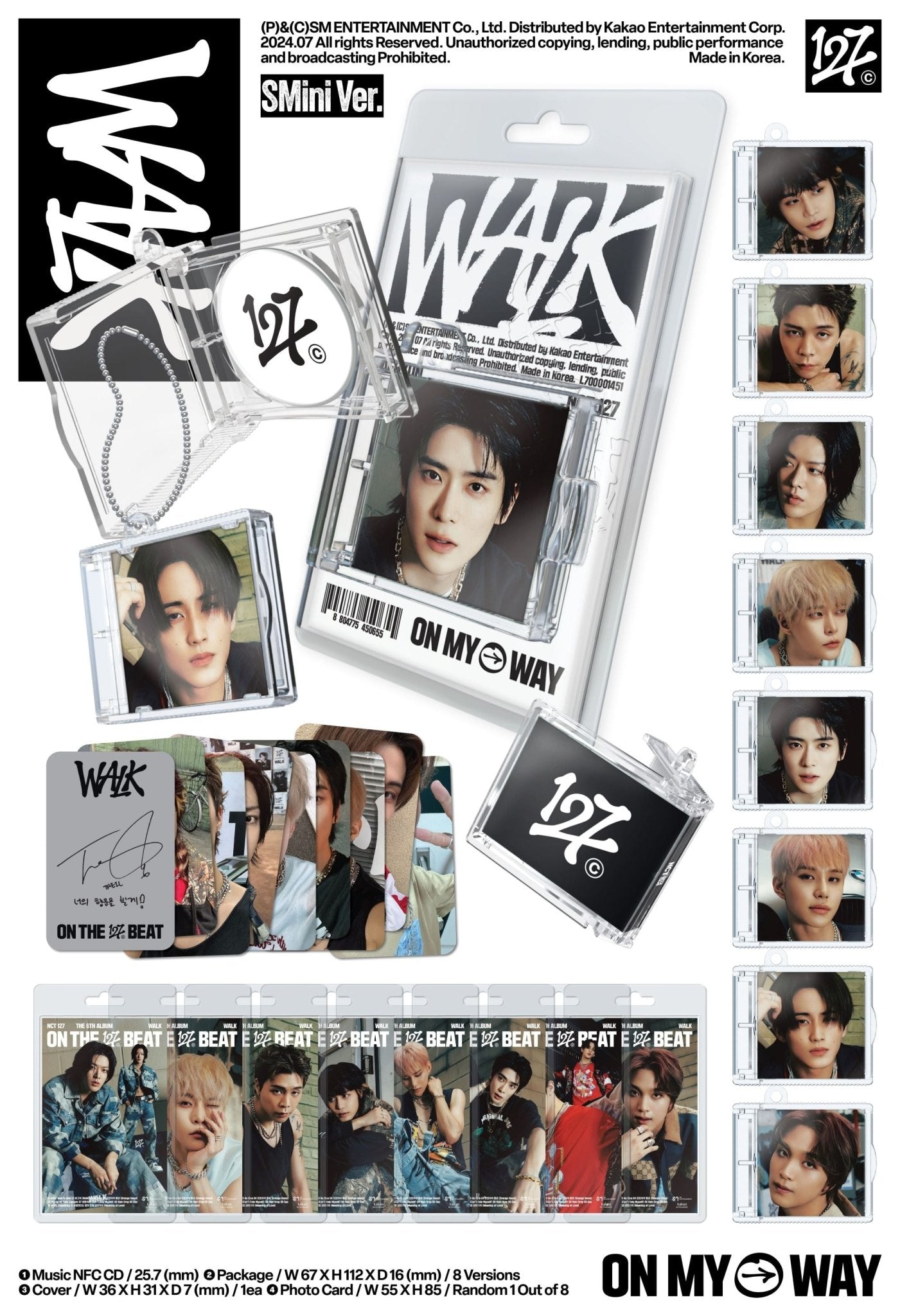 NCT 127 6th Album WALK (SMini Version) – album (Johnny / / ) | HobiEgo