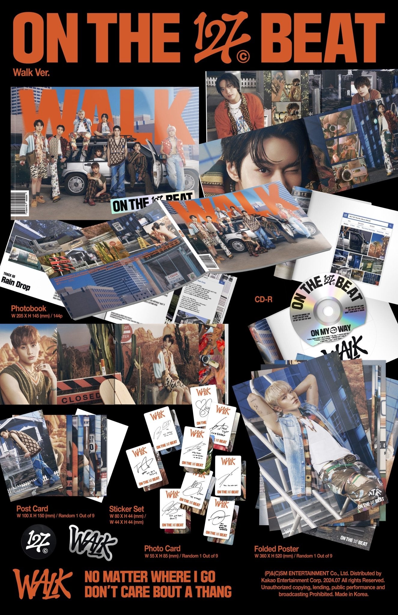 NCT 127 6th Album WALK (Walk Version) – album ( / / ) | HobiEgo