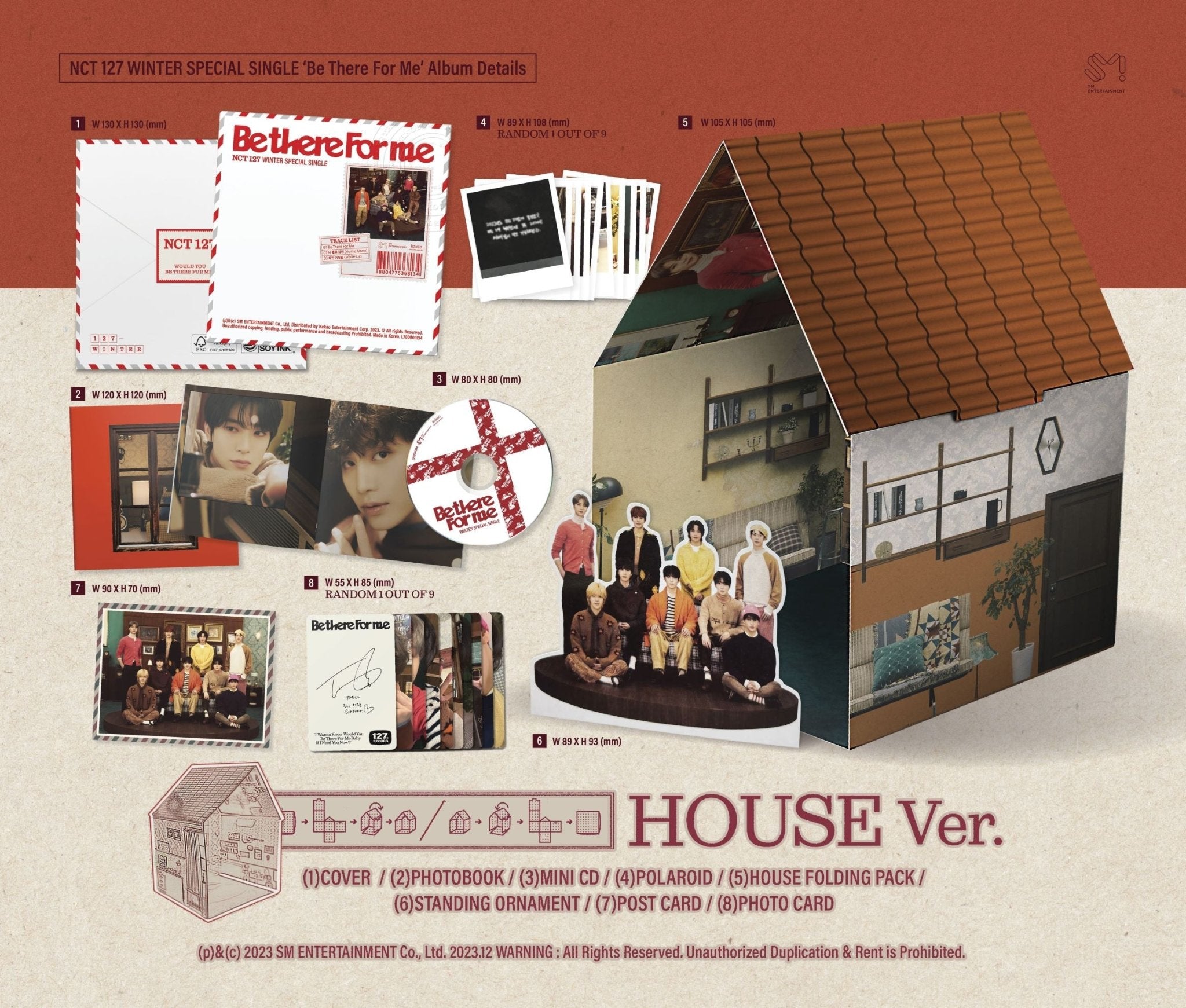 NCT 127 Winter Special Single Be There For Me (HOUSE Version) – album ( / / ) | HobiEgo