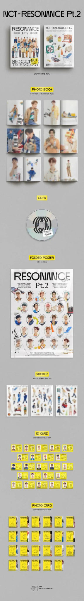 NCT 2nd Album RESONANCE Pt.2 – album (Arrival (BLACK) / / ) | HobiEgo