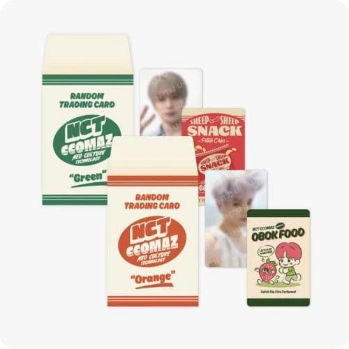 NCT CCOMAZ Grocery Store Trading Card Pack – Photocards (Orange / / ) | HobiEgo