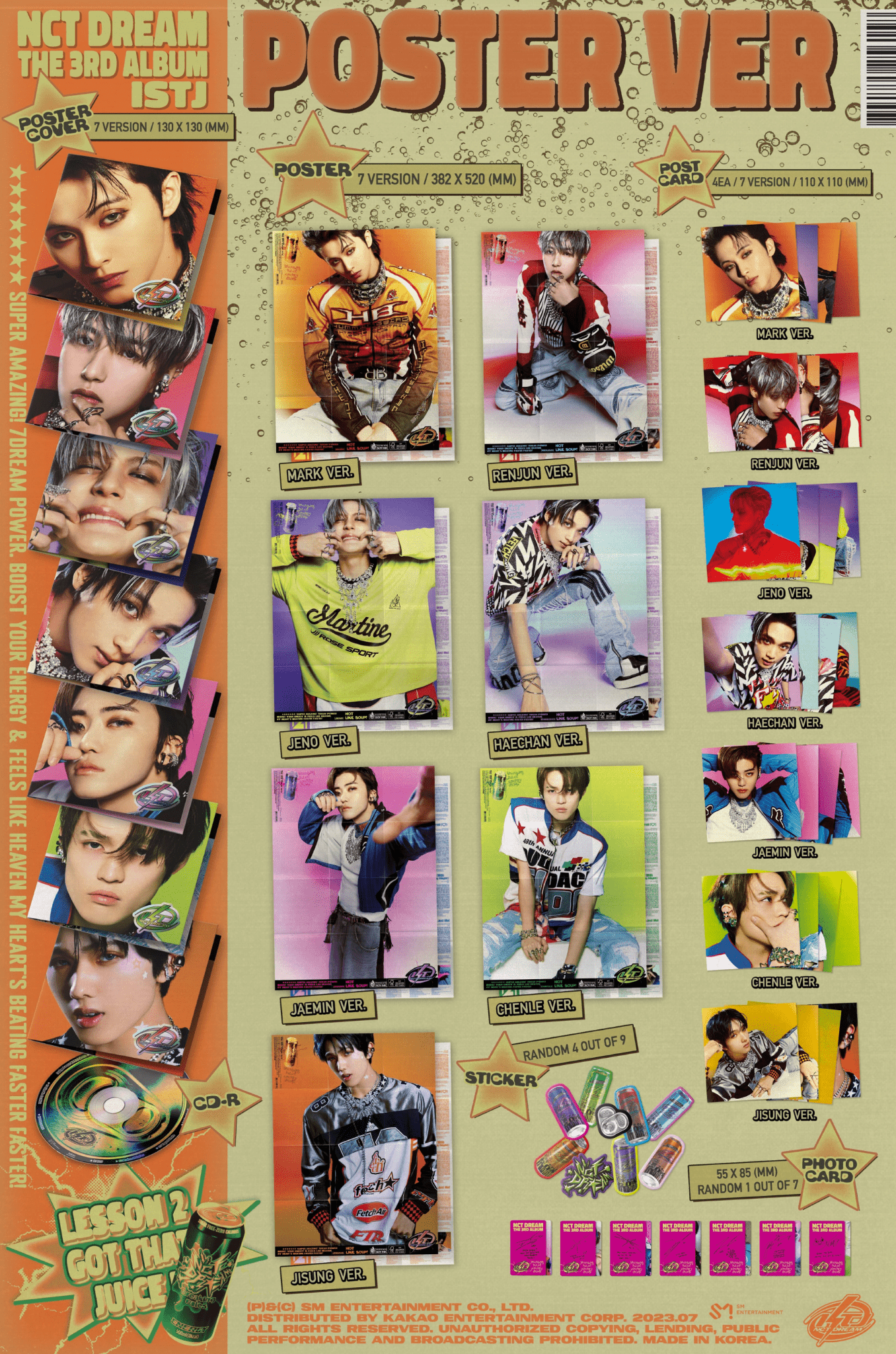 NCT DREAM 3rd Album ISTJ (Poster Version) – album (Mark / / ) | HobiEgo