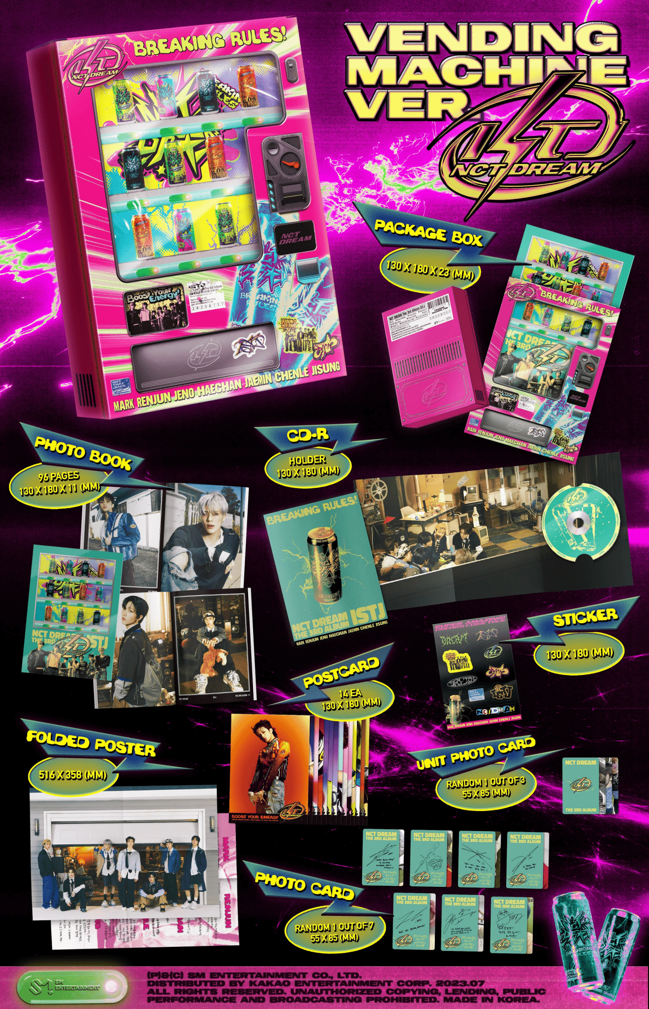 NCT DREAM 3rd Album ISTJ (Vending Machine Version) – album ( / / ) | HobiEgo