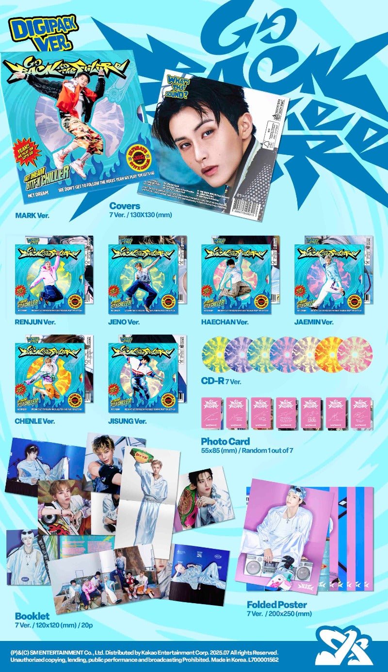 NCT DREAM 5th Full Album Go Back To The Future (Digipack Version) – album (Mark / / ) | HobiEgo