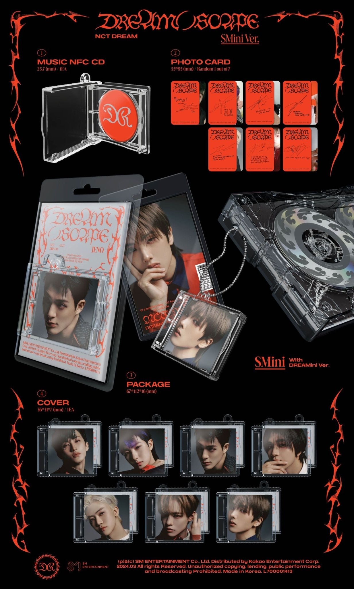 NCT DREAM 5th Mini Album DREAM( )SCAPE (SMini Version) – album (Mark / / ) | HobiEgo