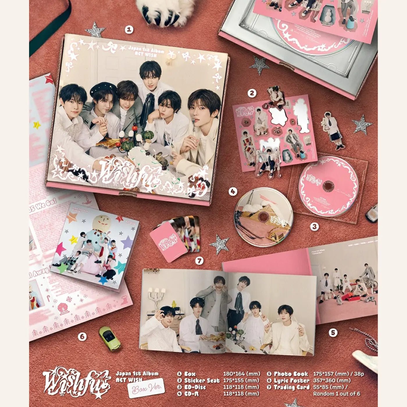 NCT WISH 1st Japanese Album WISHFUL (Christmas Gift Box Version) – album ( / / ) | HobiEgo