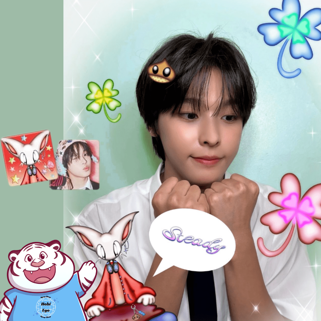 NCT WISH 1st Mini Album Steady (Keyring Version) – album (Riku (RED) / / ) | HobiEgo