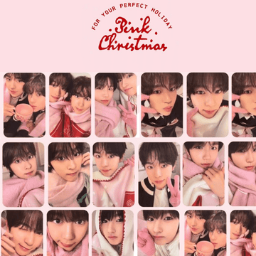 NCT WISH 2024 Pink Christmas Photocards – Photocards (Sion 1 / / ) | HobiEgo