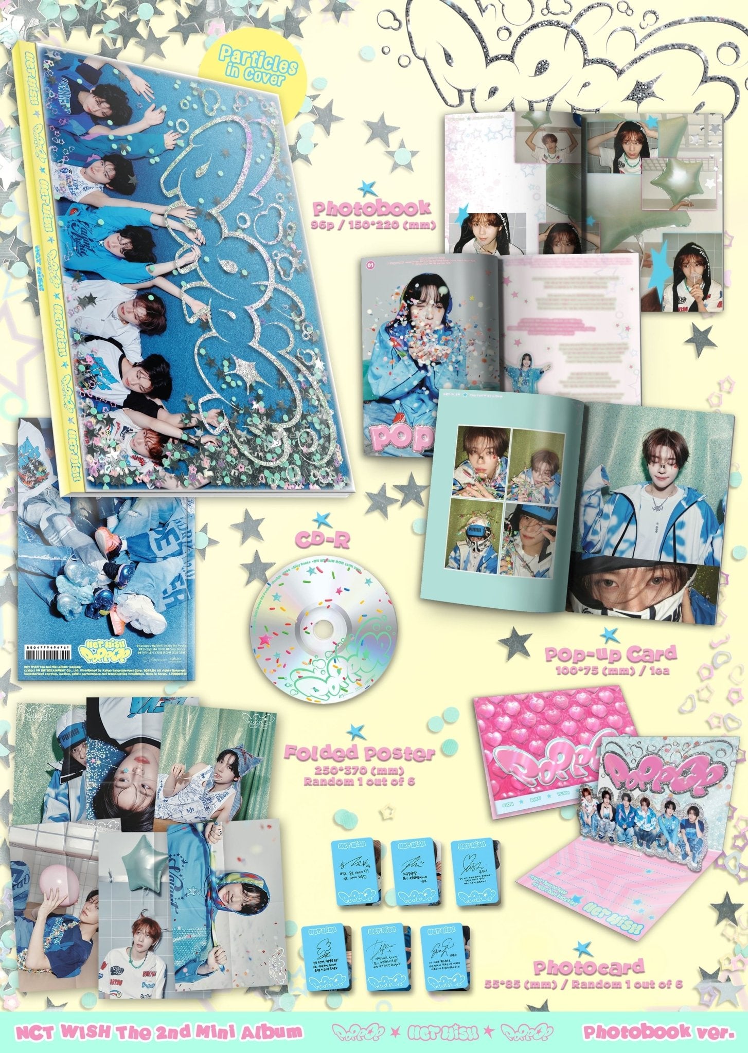 NCT WISH 2nd Mini Album Poppop (Photobook Version) – Photo Book ( / / ) | HobiEgo