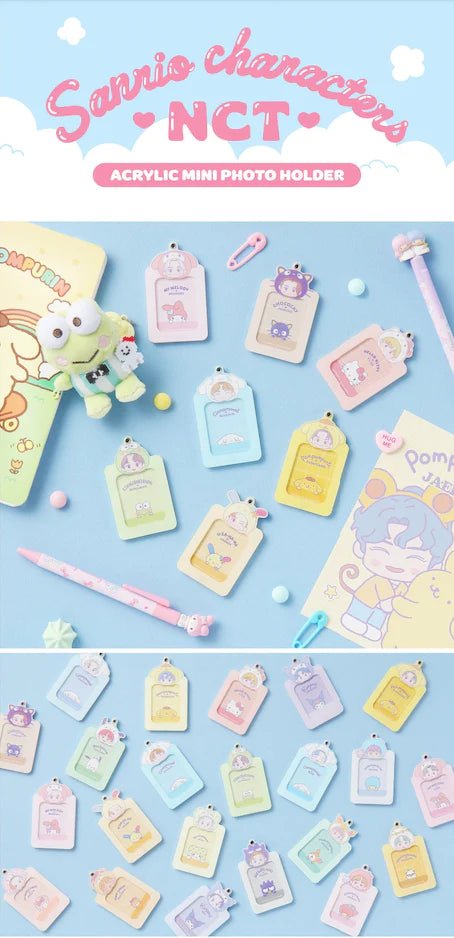 NCT x SANRIO Characters Acrylic Mini Photo Holder – Photo Card Holder (Taeyong / / ) | HobiEgo