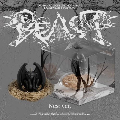 PRE-ORDER ALPHA DRIVE ONE 2nd Mini Album UNBREAKABLE : 少年 BESAT (Nest Version) (Limited Edition)
