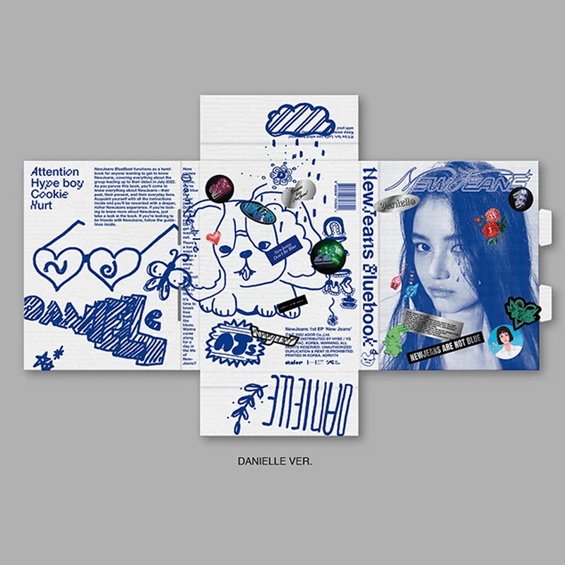 NewJeans 1st EP 'New Jeans' Bluebook Version – album (Hyein Bluebook / / ) | HobiEgo