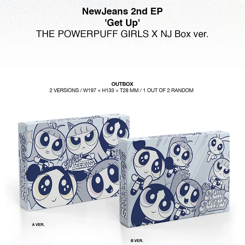 NewJeans 2nd EP Get Up (THE POWERPUFF GIRLS X NJ Box Version) – album (B / / ) | HobiEgo
