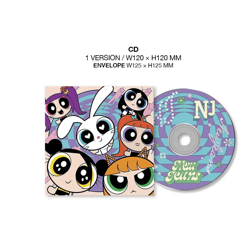 NewJeans 2nd EP Get Up (THE POWERPUFF GIRLS X NJ Box Version) – album (B / / ) | HobiEgo