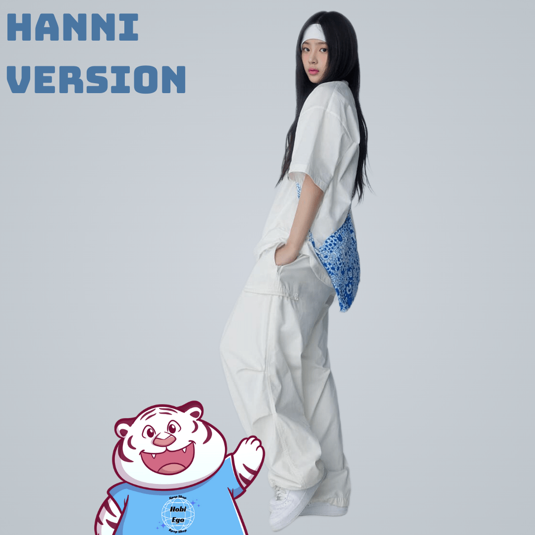 NewJeans Double Single Supernatural (NJ X MURAKAMI Cross Bag Version) – album (Hanni (BLUE) / / ) | HobiEgo