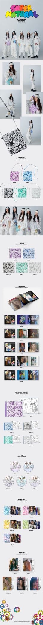 NewJeans Double Single Supernatural (NJ X MURAKAMI Cross Bag Version) – album (Minji (PURPLE) / / ) | HobiEgo