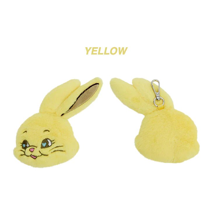 NewJeans Official Fluffy Keyring – Keyring (Yellow / / ) | HobiEgo