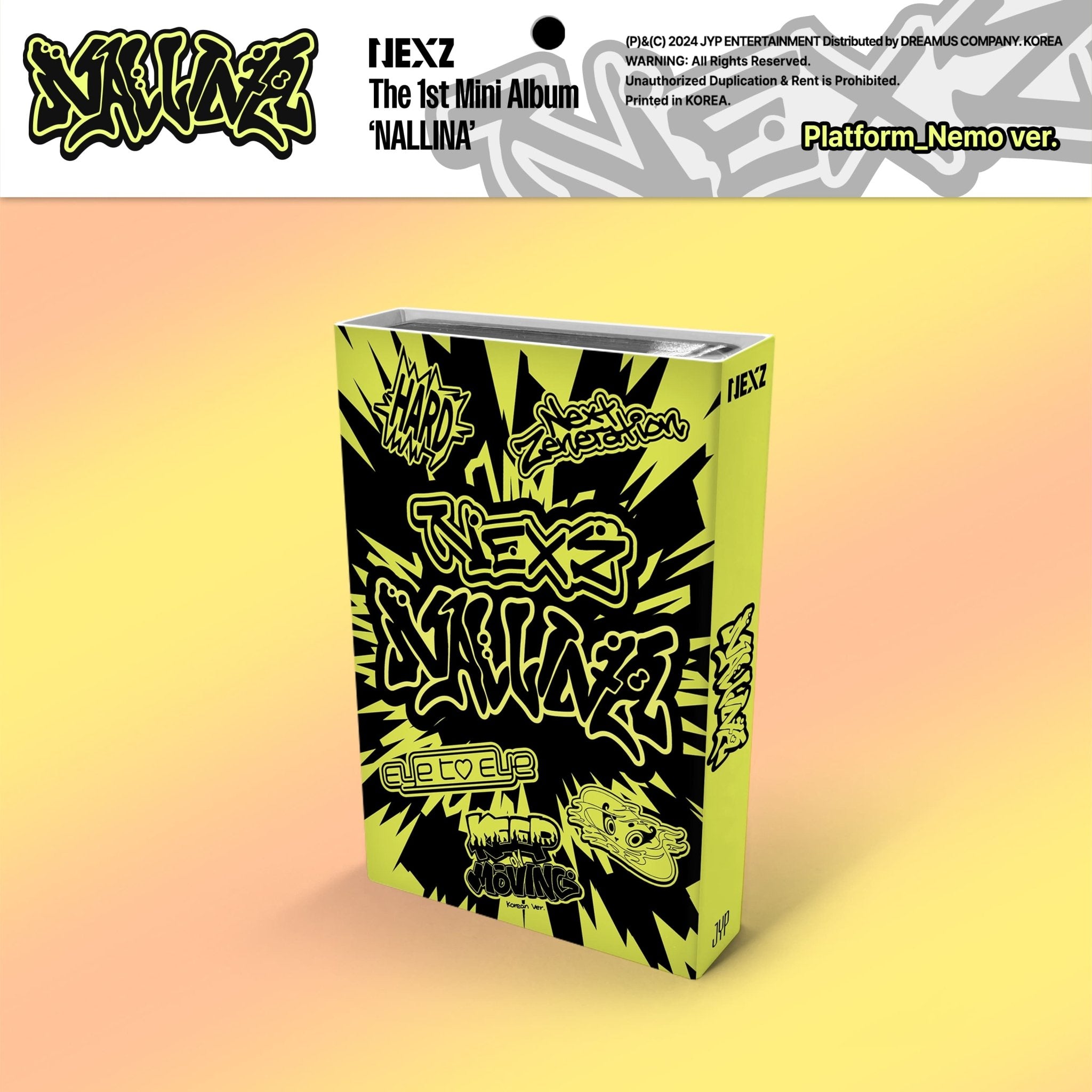 NEXZ 1st Mini Album NALLINA (Platform Version) – album ( / / ) | HobiEgo