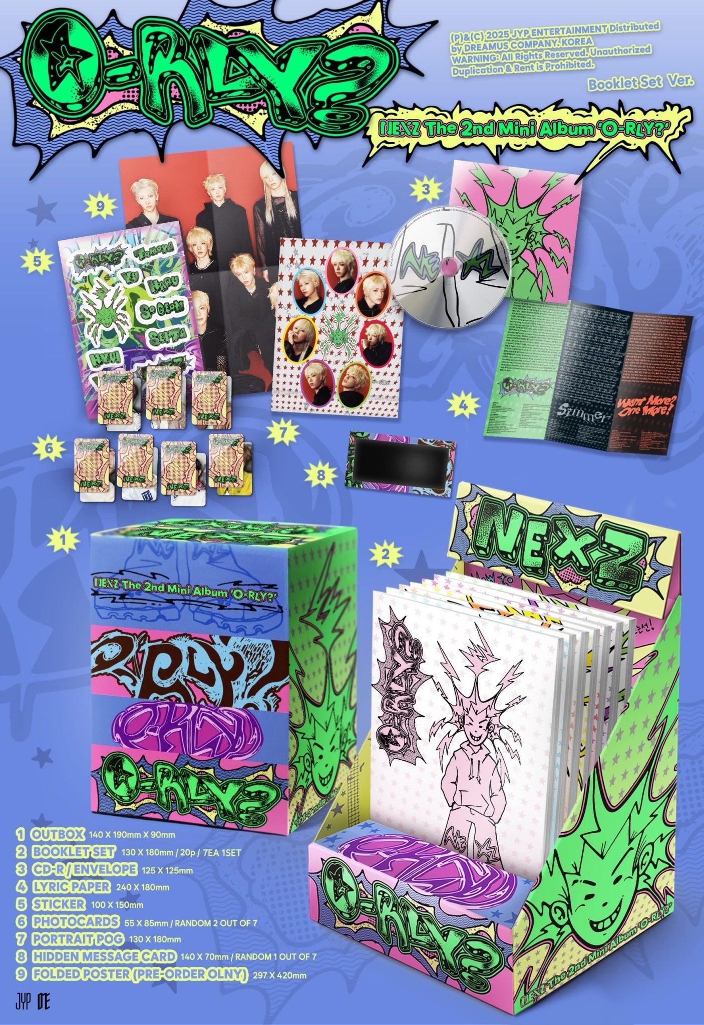 NEXZ 2nd Mini Album O - RLY? (Booklet Set Version) – album ( / / ) | HobiEgo