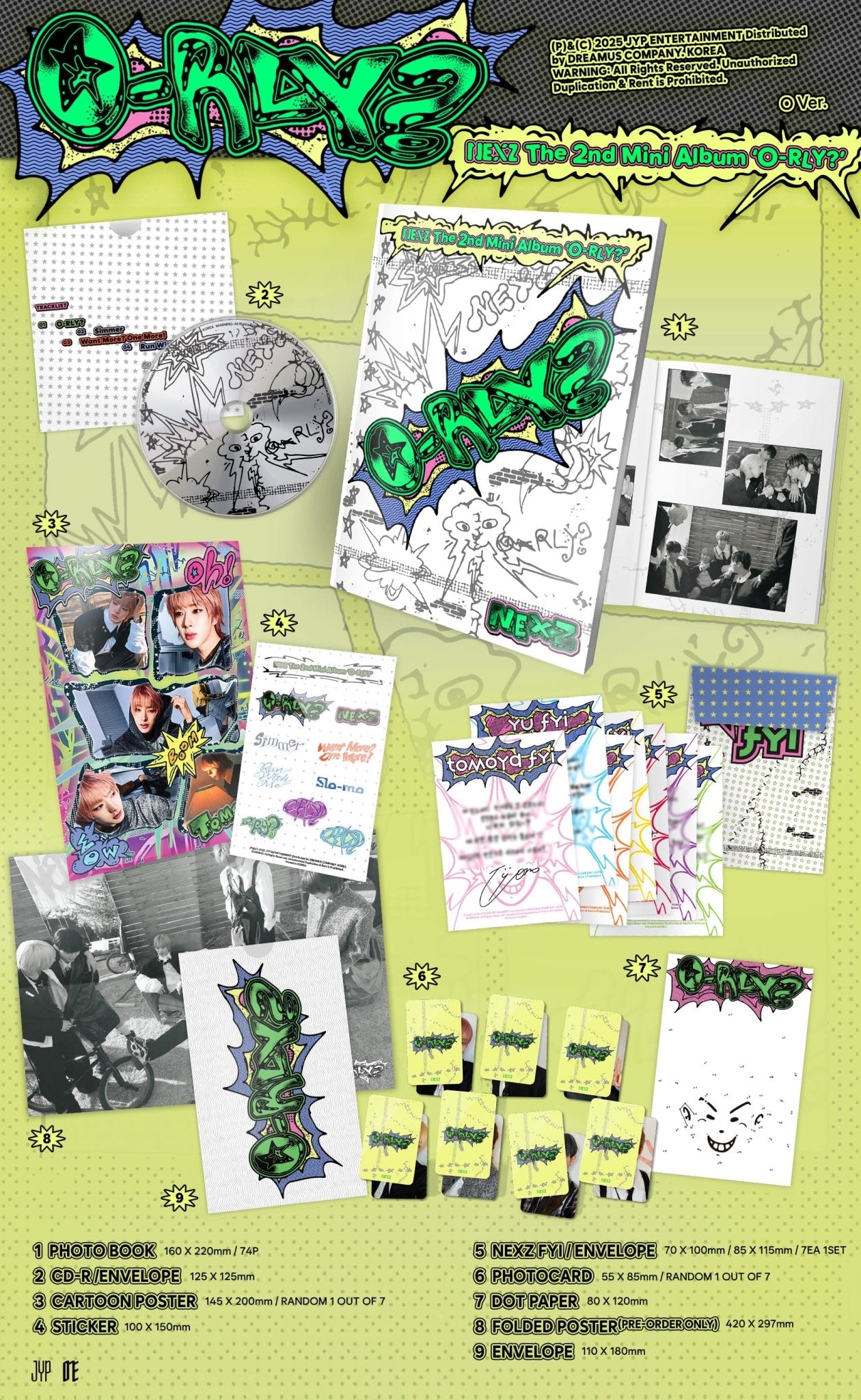 NEXZ 2nd Mini Album O - RLY? – album (O (WHITE) / / ) | HobiEgo