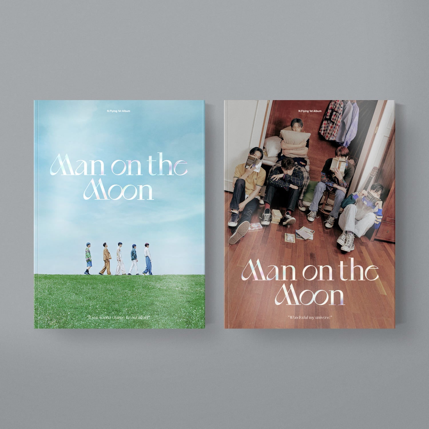 N.Flying 1st Album Man On The Moon – album (Outside (BLUE) / / ) | HobiEgo