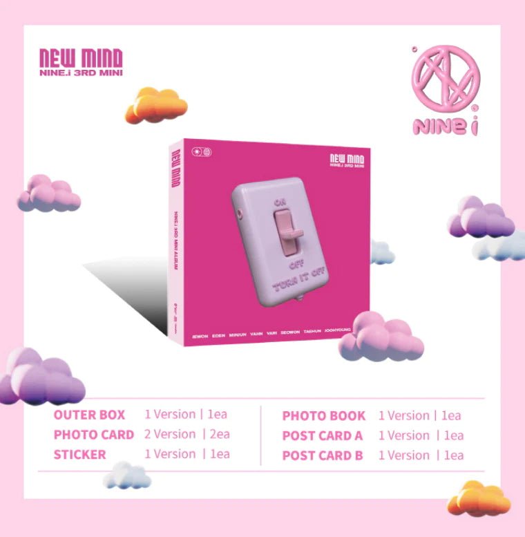 NINE.i 3rd Mini Album NEW MIND – album ( / / ) | HobiEgo