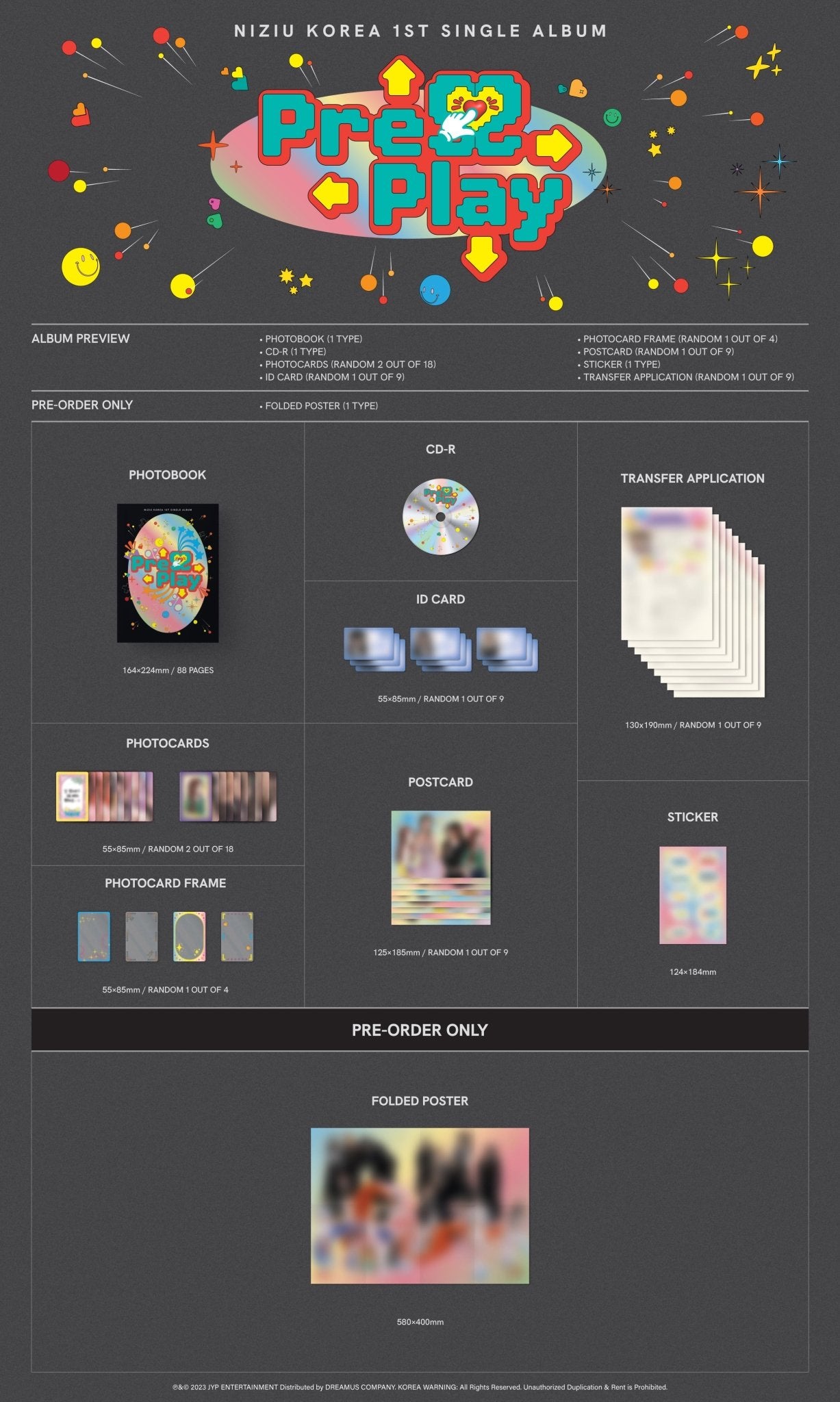 NiziU 1st Single Album Press Play (Limited Version) – album ( / / ) | HobiEgo