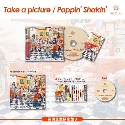 NiziU Take a picture / Poppin' Shakin' Limited Edition/ Type B – album ( / / ) | HobiEgo