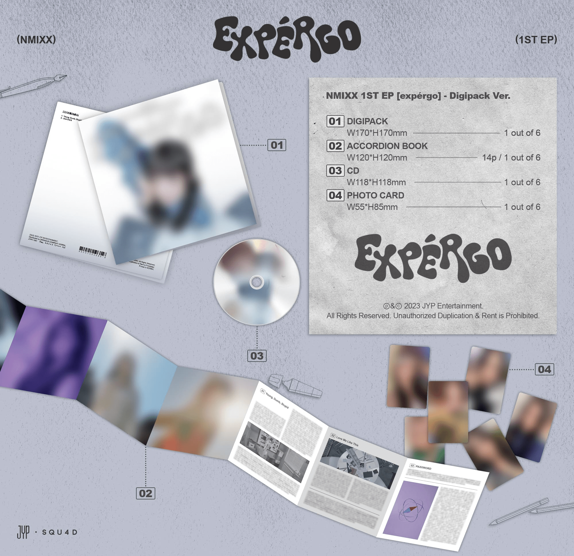 NMIXX 1st EP expérgo (Digipack Version) – album (Haewon / / ) | HobiEgo
