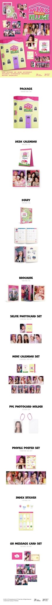 NMIXX 2024 Season's Greetings XXCENE NO.24 MIXX VILLAGE + Apple Music POB Set – Season's Greetings ( / / ) | HobiEgo