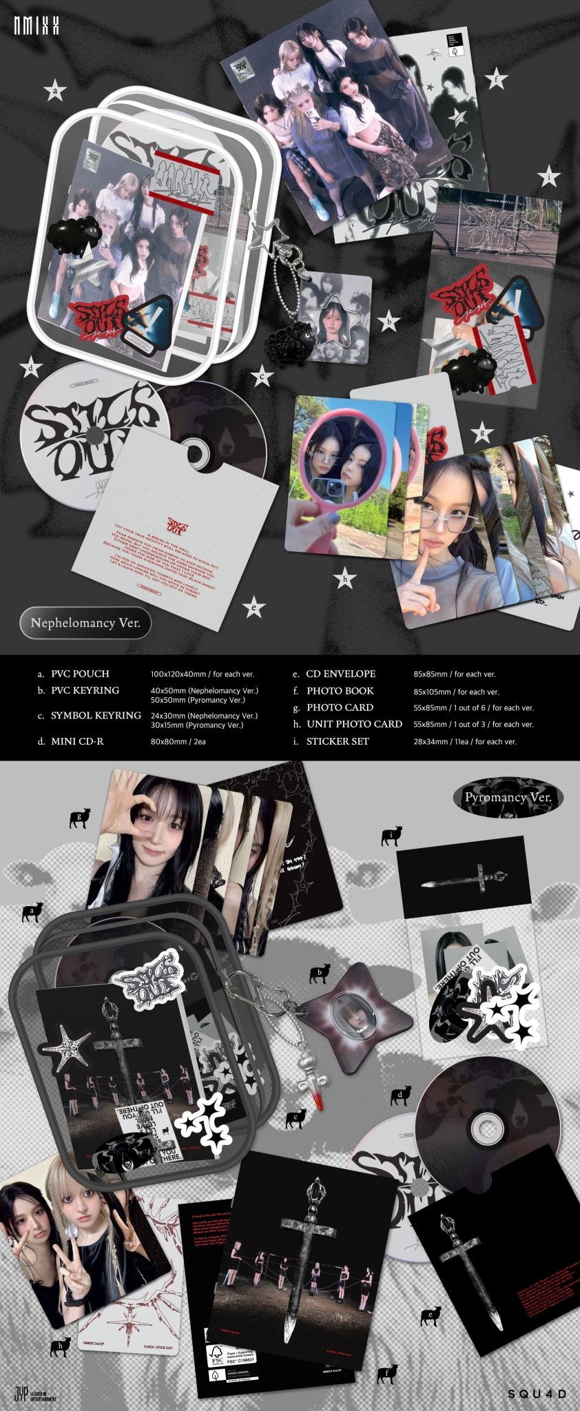 NMIXX 3rd Mini Album Fe3O4: STICK OUT (Limited Version) – album (Nephelomancy / / ) | HobiEgo