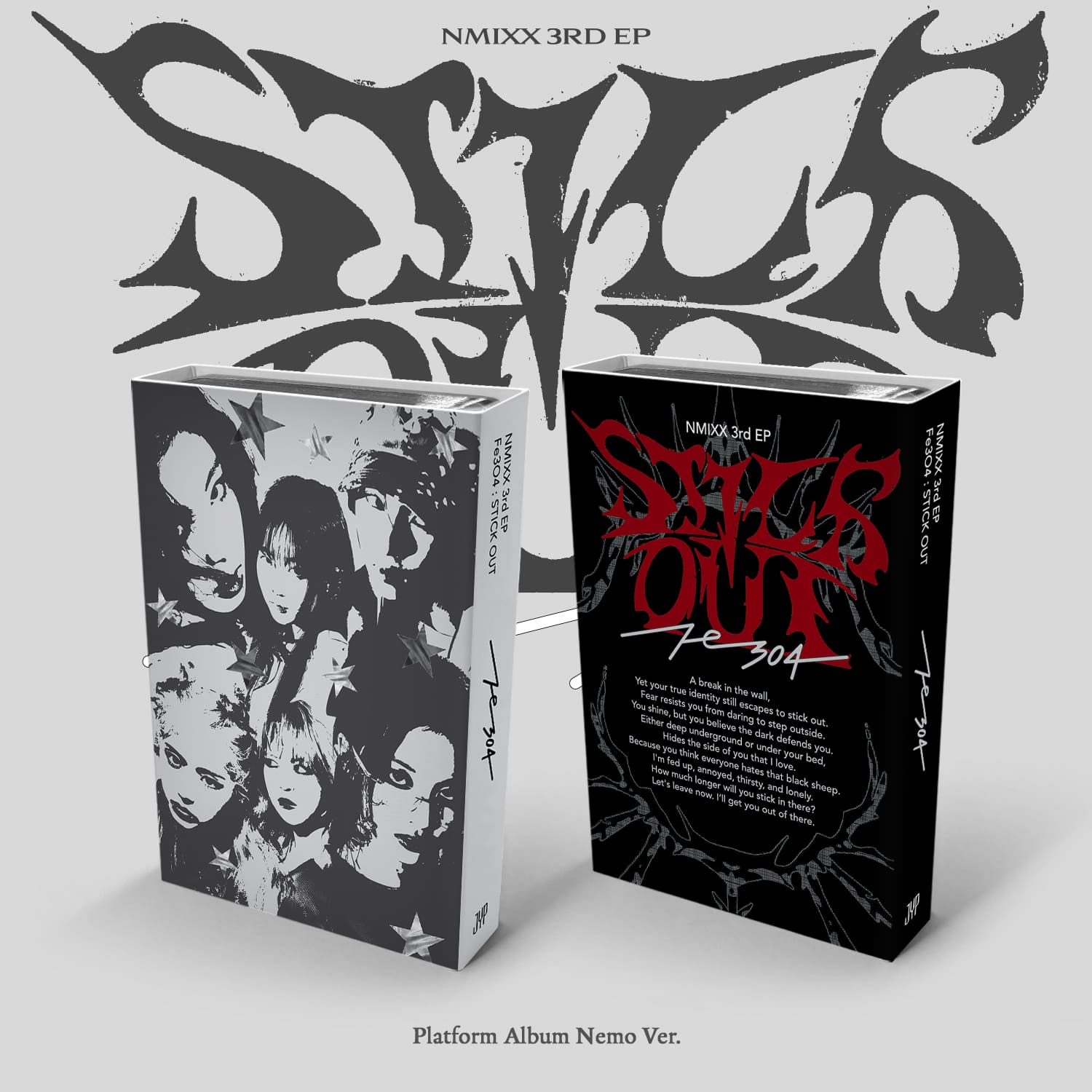 NMIXX 3rd Mini Album Fe3O4: STICK OUT (Platform Version) – album (Nephelomancy (WHITE) / / ) | HobiEgo