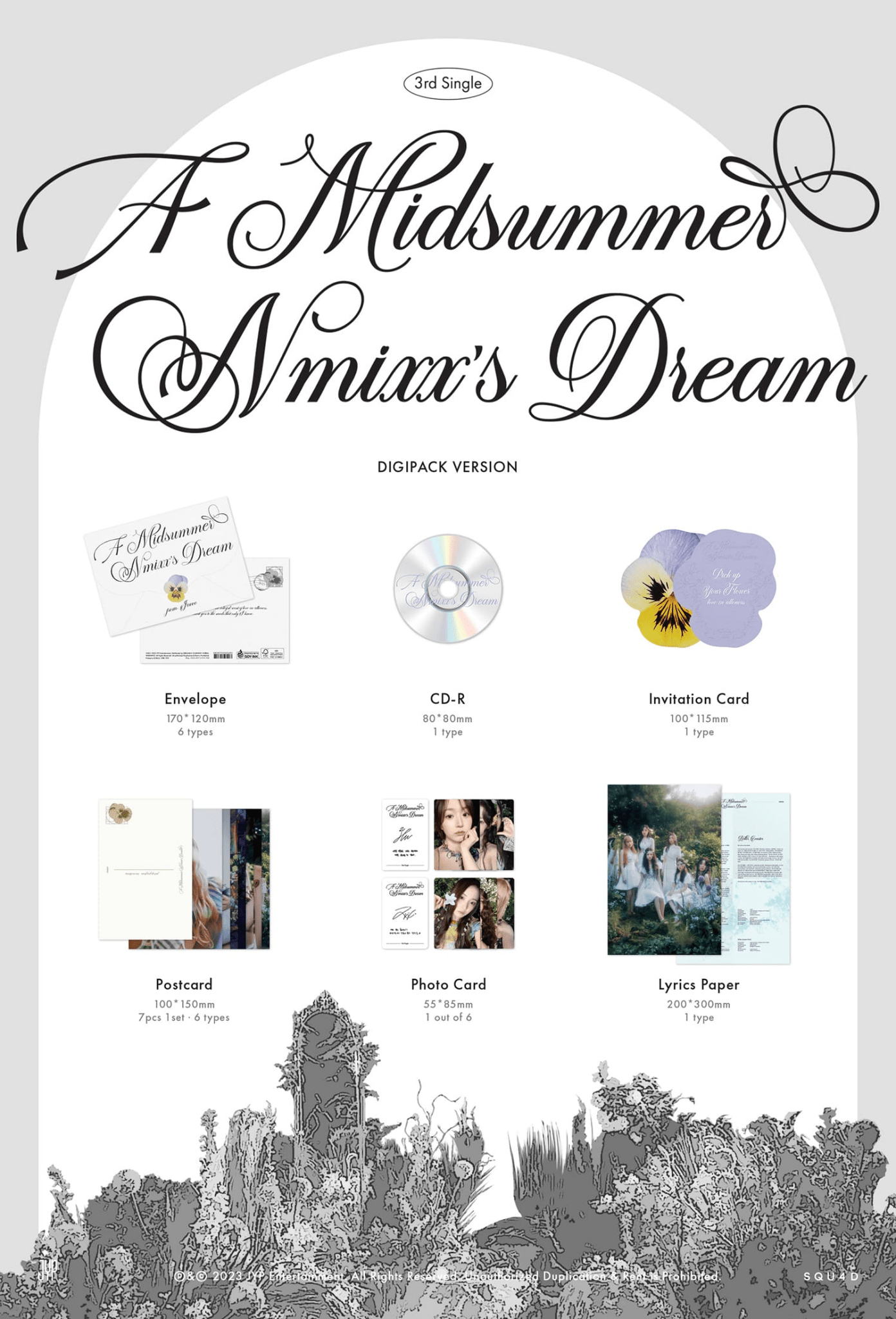 NMIXX 3rd Single Album A Midsummer NMIXX's Dream (Digipack Version) – album ( / / ) | HobiEgo