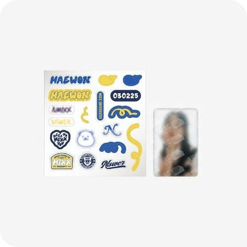 NMIXX UNIVERSITY Lightstick Deco Sticker – merch 8809932175983 (Haewon / / ) | HobiEgo