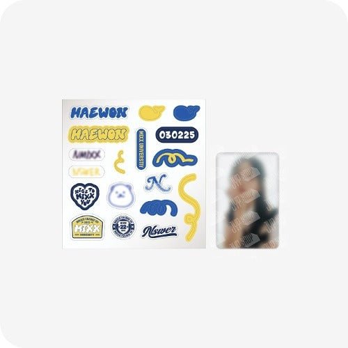 NMIXX UNIVERSITY Lightstick Deco Sticker – Stickers (Haewon / / ) | HobiEgo