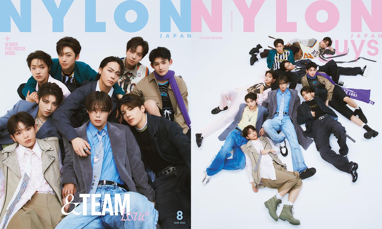 Nylon Japan August 2023 Cover: &TEAM – magazines ( / / ) | HobiEgo