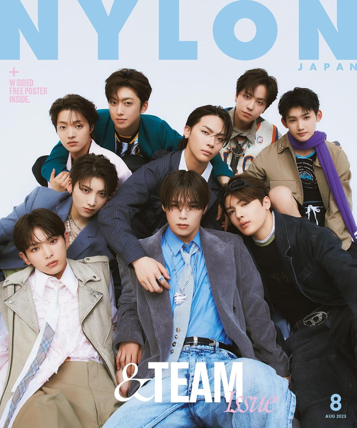 Nylon Japan August 2023 Cover: &TEAM – magazines ( / / ) | HobiEgo