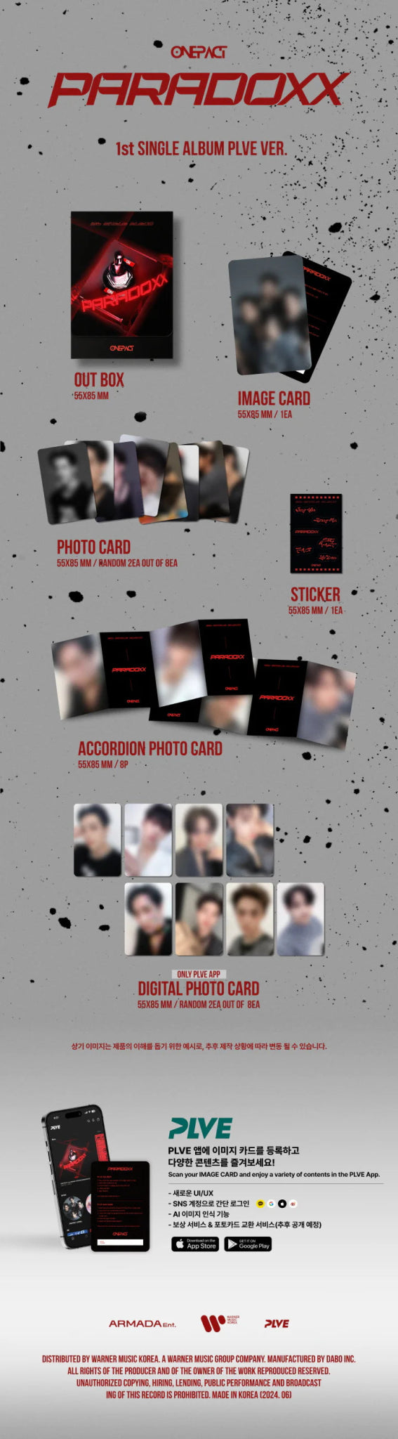 ONE PACT 1st Single PARADOXX (PLVE Version) – album ( / / ) | HobiEgo