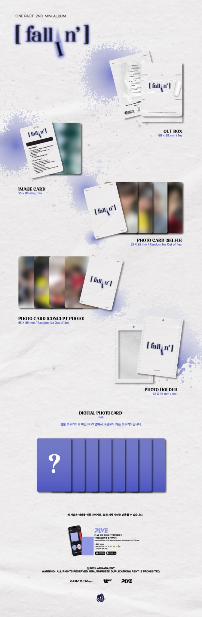 ONE PACT 2nd Mini Album FallIn’ (PLVE Version) – album ( / / ) | HobiEgo