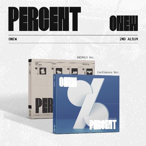 ONEW 2nd Album PERCENT (Digipack Version) – album (ANIMALS / / ) | HobiEgo