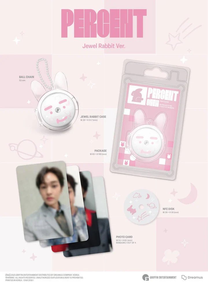 ONEW 2nd Album PERCENT (Jewel Rabbit Version) – album ( / / ) | HobiEgo
