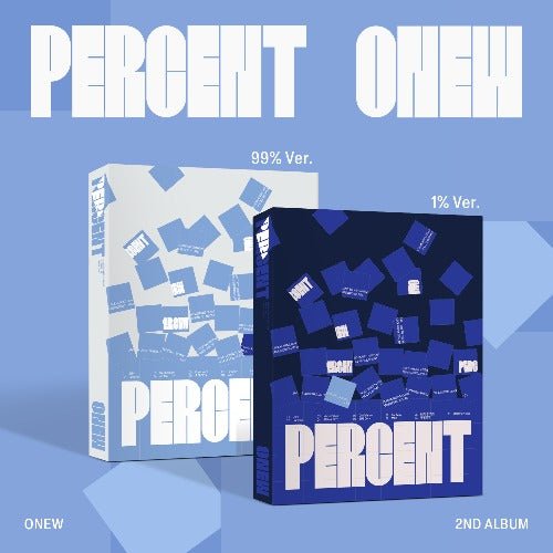ONEW 2nd Album PERCENT – album (99% (WHITE) / / ) | HobiEgo
