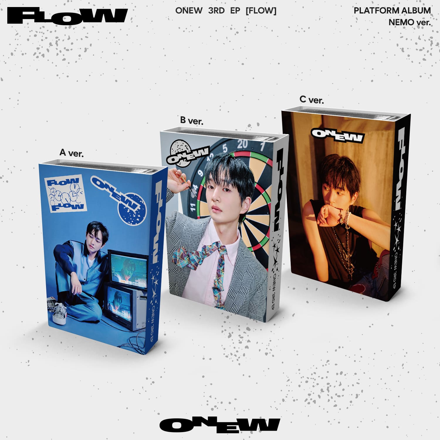 ONEW 3rd Mini Album FLOW (NEMO Version) – album (A (BLUE) / / ) | HobiEgo