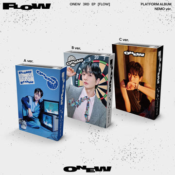 ONEW 3rd Mini Album FLOW (NEMO Version) – album 8809954228209 (A (BLUE) / / ) | HobiEgo