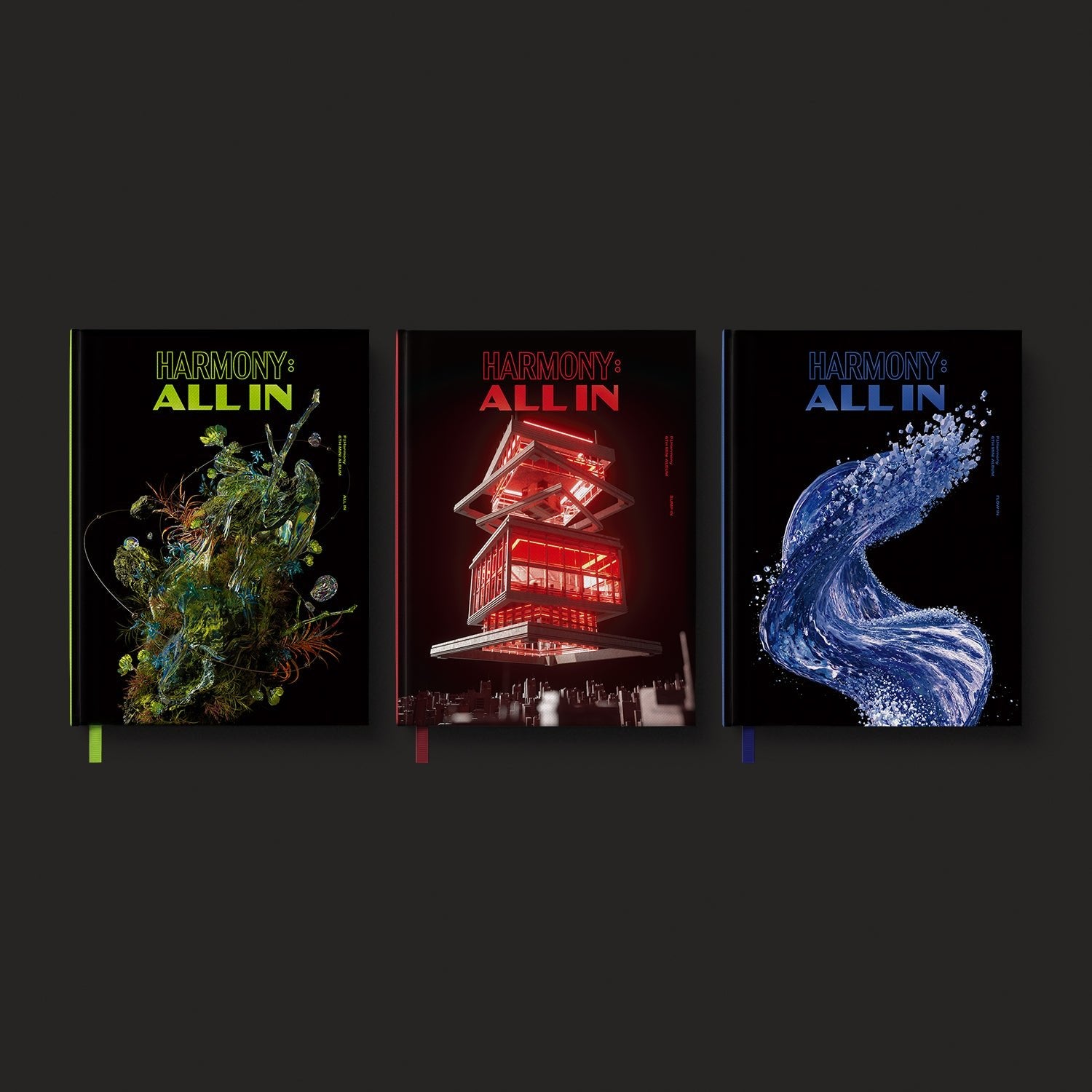 P1Harmony 6th Mini Album HARMONY : ALL IN – album (All In (GREEN) / / ) | HobiEgo