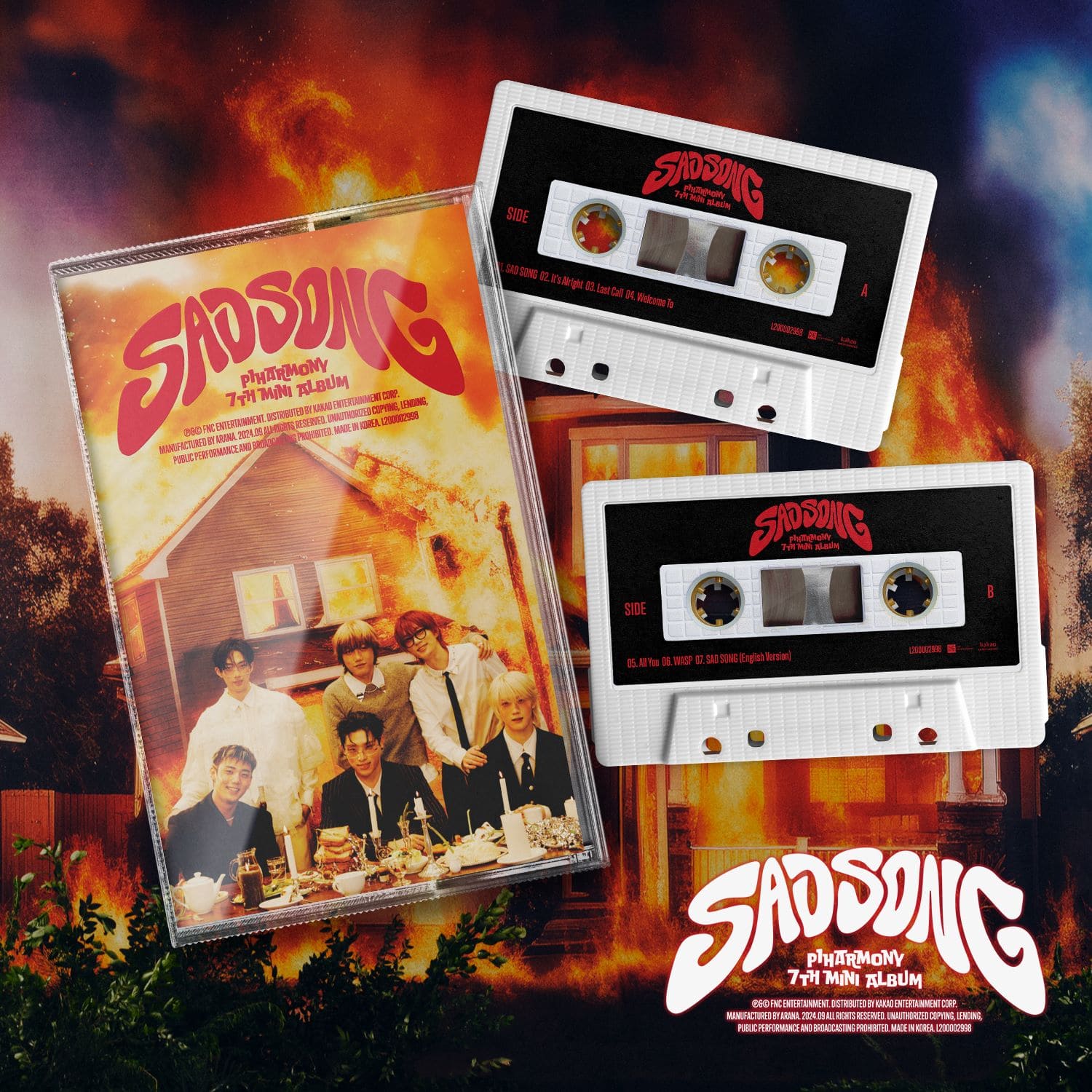 P1Harmony 7th Mini Album SAD SONG (Cassette Tape Version) – album ( / / ) | HobiEgo