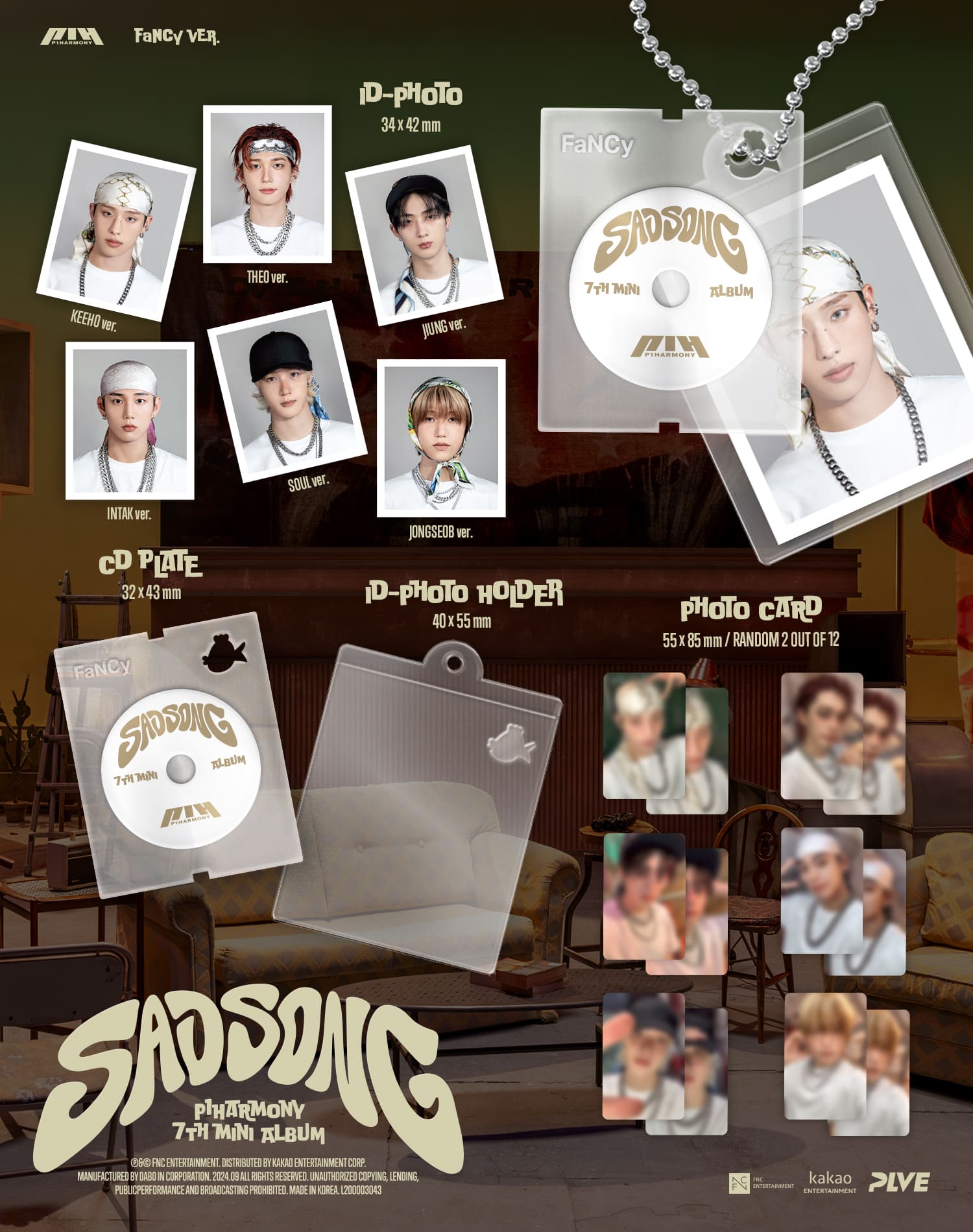 P1Harmony 7th Mini Album SAD SONG (PLVE Version) – album (Keeho / / ) | HobiEgo