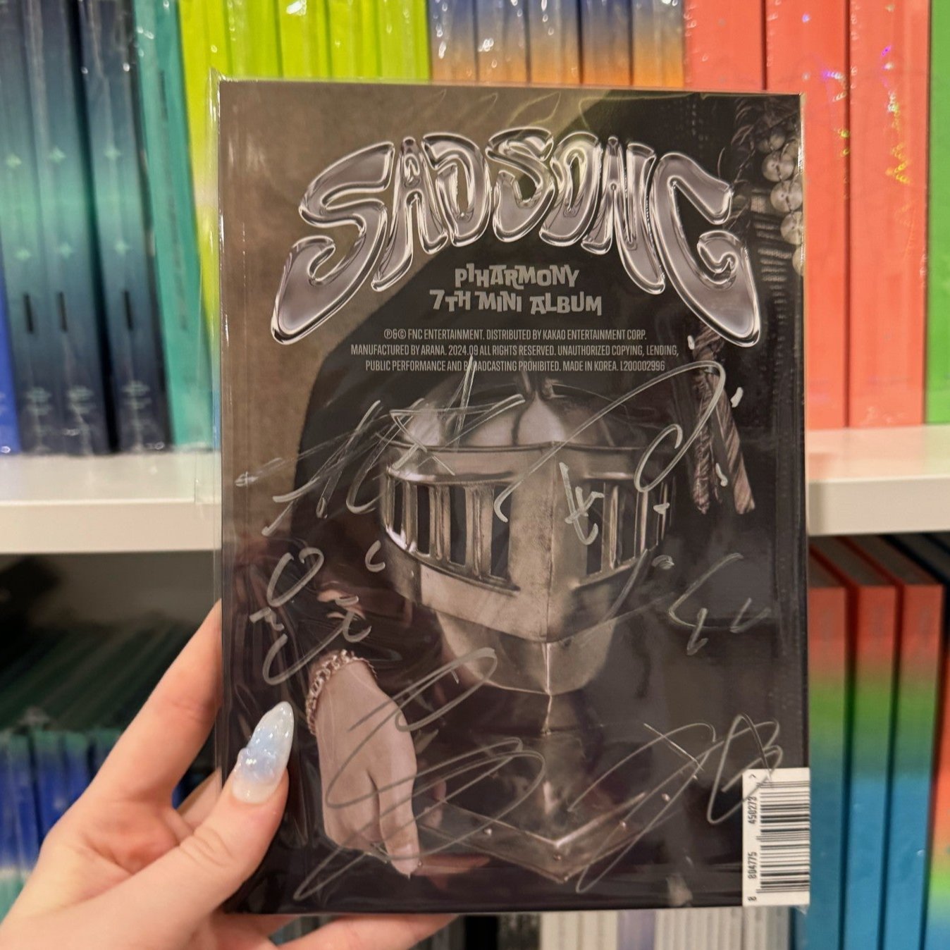 P1Harmony 7th Mini Album SAD SONG (Signed Edition) – album (A (GREY) / / ) | HobiEgo